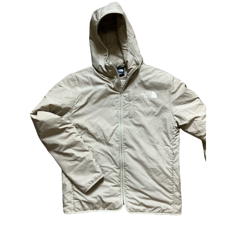 North Face Mens Winter Jacket Tan Size Medium Medium Weight Polyester Jacket